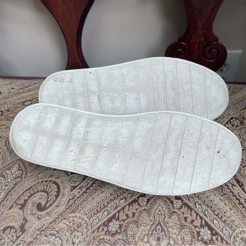 Vince Blair Black & White Pattern Slip On Sneakers Cushioned Comfort Size 7.5 - Picture 14 of 15